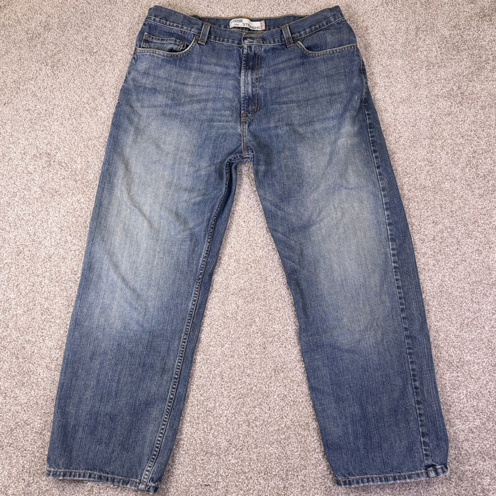 Levi 569 Loose Straight Jeans Mens 36x30 Blue Denim Classic Workwear Baggy Fit